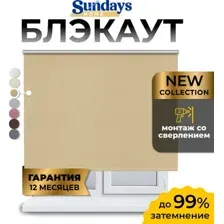 Рулонная штора Sundays Home LM 168-05 160x170 (бежевый)
