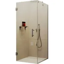 Душевой уголок MaybahGlass MGY-1304-4 (бесцветное стекло/хром глянцевый)