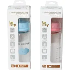 Бутылочка для кормления Be Baby Антиколиковая / R-05B/150 (150мл, голубой)