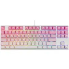 Клавиатура Redragon Cass RGB / 71878 (розовый/белый)