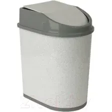 Контейнер для мусора Idea М2480 (5л,мраморный)