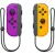 Геймпад Nintendo Joy-Con (неоновый фиолетовый/неоновый оранжевый)