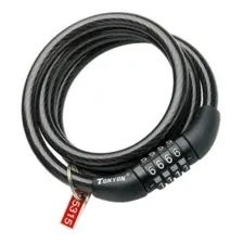 Замок велосипедный кодовый 8х1200мм TONYON 532C-0812F