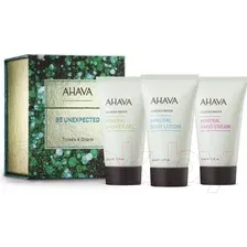 Набор косметики для тела Ahava Threes a Charm Крем д/тела 40млКрем д/рук 40млГель д/д 40мл