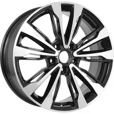 Литые диски KDW KD1830 18x7 5x108мм DIA 60.1мм ET 33мм Black Front Polished