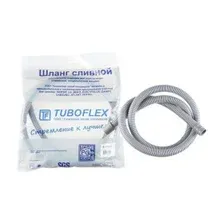 Шланг сливной М для стиральной машины в упаковке (евро слот) 4,0 м, TUBOFLEX