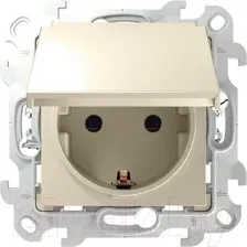 Розетка Simon 2420448-031 (слоновая кость)