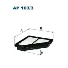 Воздушный фильтр FILTRON AP103/3