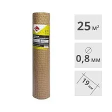 Сетка сварная оцинкованная LIHTAR (0.8 мм, 19 x 19 мм) 1 x 25 м