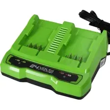 Зарядное устройство для электроинструмента Greenworks G24C 24V / 2931907 (для 2-х аккумуляторов)