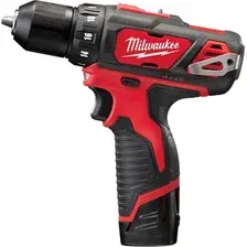 Дрель-шуруповерт Milwaukee M12 BDD-202C 4933441915 (с 2-мя АКБ, кейс)