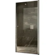 Душевая дверь MaybahGlass 90x198 / MGD-810-5 (бронзовое стекло/хром матовый)