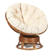 Кресло-качалка Tetchair Papasan W 23/01 B с подушкой (орех/ткань старт)