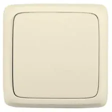 Переключатель 1-клавишный слоновая кость Hegel Alfa IP20 (ВА10-163-01)