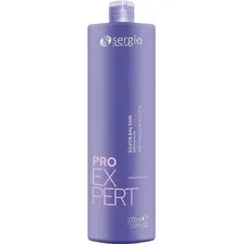 Бальзам Sergio Professional Pro Expert Silver с антижелтым эффект 1000 мл