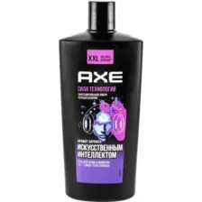Гель для душа и шампунь AXE Сила технологий, 610 мл