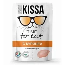 Kissa Пауч для кошек (Курица в соусе) 75 г х 28 шт