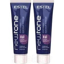 Тонирующая маска для волос Estel Newtone 8/61 (2x60мл, светло-русый фиолетово-пепельный)
