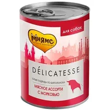 Консервированный корм для собак Мнямс Олья Подрида по-барселонски мясное ассорти с морковью 400 г