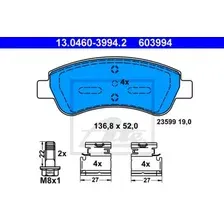 Тормозные колодки дисковые передняя ось ATE 13.0460-3994.2
