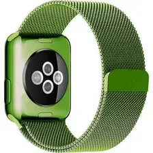 Браслет Rumi Milanese loop металлический для Apple Watch 38/40/41mm (зеленый)