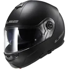 Мотошлем LS2 FF325 Strobe Snow Solid (XXL, черный матовый)