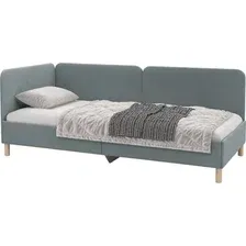Кровать-тахта Mio Tesoro Шарлотта 735 90х200 (серо-голубой 1432 Velutto 53)