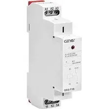Реле промежуточное GEYA Реле промежуточное модульное GR8-116-230, 1CO, 16A(250VAC/24VDC), 230VAC/24VAC/DC, LED, 1M