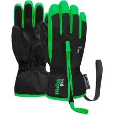 Горнолыжные перчатки Reusch Ben 6285108-7716 (р-р 3, Black/Neon Green)