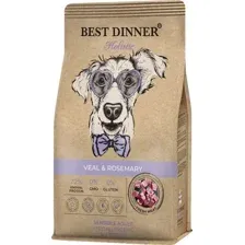 Сухой корм для собак Best Dinner Holistic Adult Sensible Hypoallergenic All Breeds Veal&amp;rosemary (3 кг)