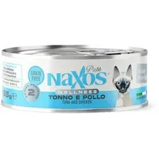 Консервированный корм для кошек Naxos Adult курица/тунец 85 г