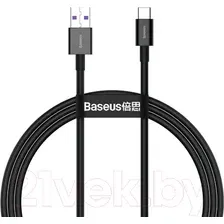 Зарядный кабель Baseus Superior USB To Type-C / CATYS-01 (1м, черный)