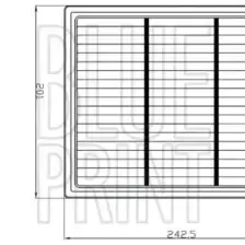 Фильтр воздушный BLUE PRINT ADBP220099