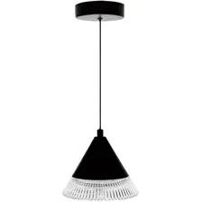 Подвесная люстра Estares Lampa 7W 1R-ON/OFF-140x1340-BLACK/CLEAR-220-IP20