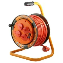 Удлинитель на катушке GLANZEN EB-008 [50 м] (EB-50-008)