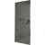 Душевая стенка MaybahGlass 119x195 / MGD-686-4у (графитовое стекло/хром глянцевый)