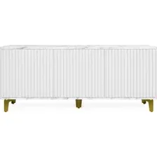Тумба Shtabe Royal 5041 эко (мрамор каррара-золото)