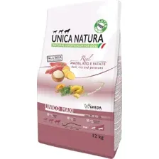Сухой корм для собак Unica Natura Unico Maxi с уткой, рисом и картофелем 12 кг