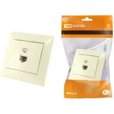 Розетка телефонная TDM Electric Лама SQ1815-0115