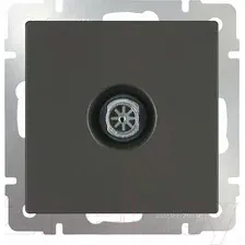 Розетка Werkel WL08-TV-2W / a033758 (черный матовый)