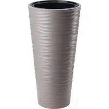 Кашпо Formplastic Sahara Dunes Slim / FP-2723-055 (светло-серый)