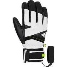 Горнолыжные перчатки Reusch Classic Pro 6301101-7746 (р-р 8.5, Black/White/Safety Yellow)