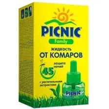 Picnic family - жидкость от комаров 45 ночей 30 мл
