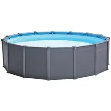 Каркасный бассейн Intex Graphite Gray Panel 26384 (478х124)