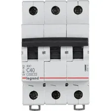 Выключатель автоматический RX3 3P C40A 4,5 кА C 419712 Legrand