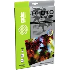 Фотобумага CACTUS Глянцевая A4 150 г/м2 50 листов [CS-GA415050E]