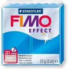 Полимерная глина FIMO Effect  8020-374 (полупрозрачный синий) 57г