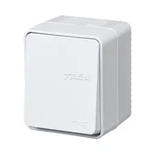 Выключатель одноклавишный наружный SYSTEME (SCHNEIDER) ELECTRIC AtlasDesign Profi54 белый (ATN540111)
