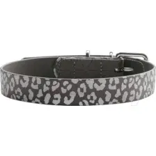 Ошейник HUNTER Collar Convenience Refl 69141 (55/M-L серый принт лев)