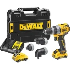 Дрель-шуруповерт DeWalt DCD703L2T (с 2-мя АКБ, кейс, набор патронов)